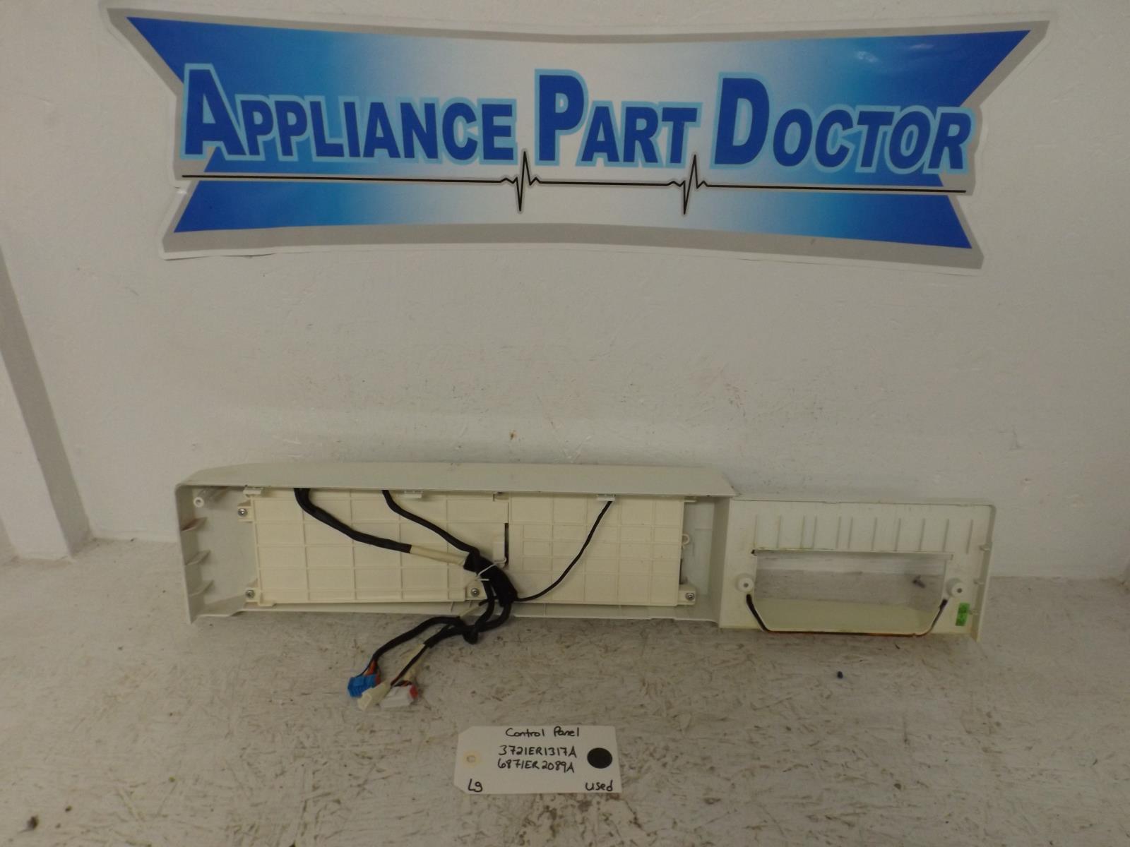 LG Washer 3721ER1317A 6871ER2089A Control Panel Used LG Washer 3721ER1317A 6871ER2089A Control Panel Used